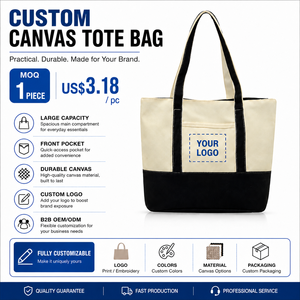 Bolsa de Lona Bordada de Color Sólido para Kit de Bienvenida de Retiro de Yoga al por Mayor, con Cremallera, Cordón y Cadenas, Reutilizable, de Algodón - Product Image 1