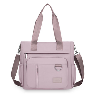 Wholesale Large Capacity <b>Nylon</b> <b>Tote</b> Bag Customized Women's Travel Bags Zipper Waterproof Durable Multipurpose Shoulder Bag - Product Image 3