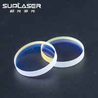 Lente Protectora para Láser de Fibra SUP LASER D24.9x1.5/D27.9x4.1/D37x7, Ventana Óptica Patentada de Alta Precisión de 1064nm para Corte