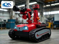 Robot de lutte contre les incendies industriel pour environnements dangereux |   41 Climb |   Obstacle de 320 mm |   Refroidissement par pulvérisation automatique