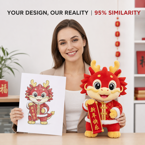 Peluche <span class=keywords><strong>de</strong></span> Dragón <span class=keywords><strong>de</strong></span> la Suerte <span class=keywords><strong>de</strong></span> Año Nuevo, Fabricante Profesional, Regalo <span class=keywords><strong>de</strong></span> Navidad 2026, Muñeco <span class=keywords><strong>de</strong></span> Peluche <span class=keywords><strong>de</strong></span> Moda OEM ODM - Product Image 1
