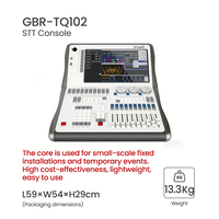 GBR-LH100 16 портов DMX, регулируемая яркость, независимое питание 100В-240В, многофункциональная консоль для сценического освещения