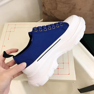 Fashion <b>Chunky</b> High Top Lace-Up Men's Women's Canvas <b>Shoes</b> 2025 New Spring Autumn Comfortable Deodorant Non-slip Height - Product Image 5