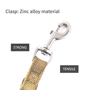 <span class=keywords><strong>Laisse</strong></span> <span class=keywords><strong>pour</strong></span> chien en toile épaisse et résistante, <span class=keywords><strong>pour</strong></span> <span class=keywords><strong>Malinois</strong></span>, chiens de petite et grande taille, chiens adultes - Product Image 5