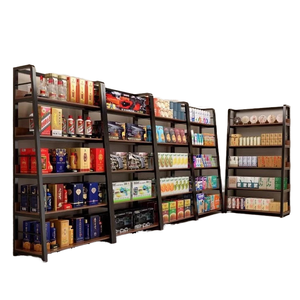 Vitrine Dépanneur Étagère De Rangement Étagère De Plancher Simple Étagère Commerciale Simple Snack Armoire Supermarché <span class=keywords><strong>Alcool</strong></span> - Product Image 2