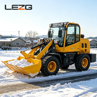 Direkt vom Hersteller: Holzlader Mini-Radlader 2 Tonnen 4WD Hydraulisch mit Anpassbarer Farbe und Holzgreifer-Anbaugerät