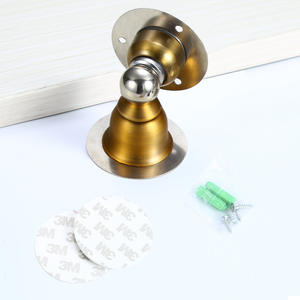 Bouchon de courant d'air à double usage en acier inoxydable sans poinçon aimant fort bouchon de porte de toilette Anti-Collision petit bouchon de cloche - Product Image 6