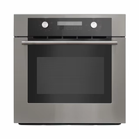 Four encastré en acier inoxydable 60cm 73L avec rôtissoire gril Turbo ventilateur gaz caractéristiques électriques