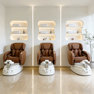 Sillón de Pedicura de Alta Calidad para Salón de Uñas, Muebles para el Cuidado de los Pies, Sillón de Spa de Masaje Automático Moderno y Lujoso en Venta - Product Image 2