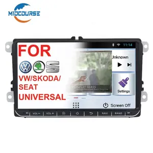 MIDCOURSE 9 ''Android 8.1车载多媒体播放器GPS导航Autoradio适用于大众途锐2012-2015 Wifi FM收音机BT