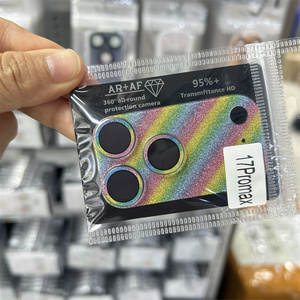 Protector de Pantalla Completa de Vidrio Templado con Anillo de Lente de Cámara para Teléfono Móvil Diamond AR AF, Brillante, para <span class=keywords><strong>iPhone</strong></span> <span class=keywords><strong>13</strong></span> <span class=keywords><strong>14</strong></span> 15 16 17 Air Pro Max - Product Image 2