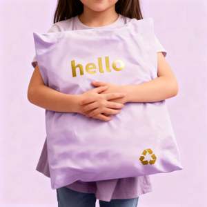 Bolsas de Envío Ecológicas Personalizadas con Logotipo, Bolsas de Polietileno Moradas para Envíos, Bolsas de Correo, Bolsas de Plástico - Product Image 1