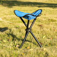 Banc de camping portable léger en métal pour les sports de plein air et les parcs