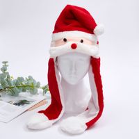 Tiktok chapeau Animal en peluche mouvement oreille santa renne bonhomme de neige cochon singe chapeau lapin danse oreilles mobiles ours drôle chapeaux de Noël