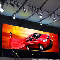 Écran d'affichage LED mural vidéo intérieur ultra-mince HD P2 SMD couleur pleine, panneau numérique d'animation CMS OEM IP43
