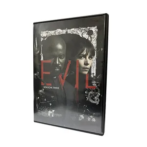 EVIL Season 3 Latest DVD Movies 3 Discs Factory Wholesale DVD Movies TV Series Cartoon CD Blue Ray Free Shipping