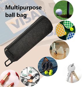Hot Custom <span class=keywords><strong>Pickleball</strong></span> Balls Bag Tela <span class=keywords><strong>de</strong></span> fieltro con cremallera Pen Storage Case Holder Multi-Faction Portable Pickle Balls Bolsa <span class=keywords><strong>de</strong></span> transporte - Product Image 6