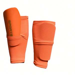 Manchons de compression en EVA, protège-tibias, chaussettes et protections de jambe pour joueurs de football et de soccer – Ensemble de protection sportive - Product Image 4