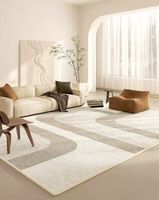Fabrika toptan özelleştirilmiş tasarım Modern stil naylon baskılı halı Nordic kaymaz kilim büyük Alfombras oturma odası yatak