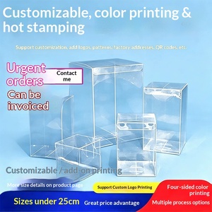 Custom PVC PET PP Logo Printed Folding Gift <b>Boxes</b> Matte Transparent Colorful - Product Image 3