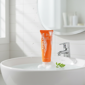 Pour april Skin Real Carrotene Acne Foam Cleanser 120ml Nettoyant pour le visage de haute qualité - Product Image 3
