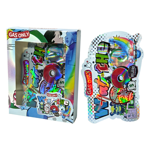Bolsas de Mylar con Cierre Hermético, Impresión Personalizada, Reutilizables, de 3.5g, para Hierbas Secas, Flores, Dulces, con Forma Especial, a Prueba de Olores, con Cajas - Product Image 1