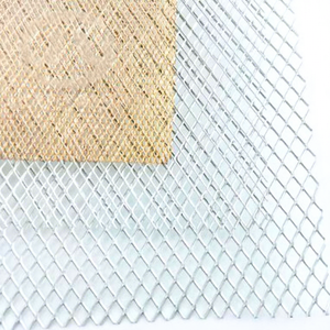 Aluminum <b>Wire</b> <b>Mesh</b> Roll Diamond Pattern Metal Screen Filter Netting for Gutter Guard and Drain Protection Aluminum Expanded <b>mesh</b> - Product Image 2