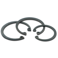 Wholesale DIN 471 Black Carbon Steel Shaft External Retaining Ring Circlips with Zinc Finish Including Spherical Washers