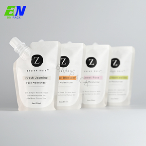 50ml 100ml 250ml 500ml tùy chỉnh đứng túi sinh thái thân thiện cấp thực phẩm giấy kraft nước giải khát chất lỏng Refill Spout Pouch Intertek - Product Image 2