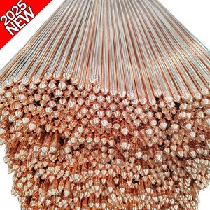 [Oem/ODM] điện áp cao đồng mạ mặt đất thanh xây dựng ngành công nghiệp/xây dựng ngành nghề Đồng mạ thép nối đất thanh đồng - Product Image 1