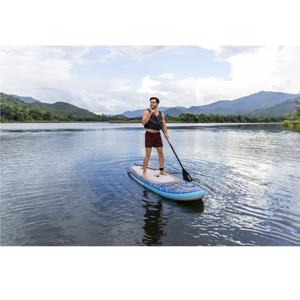 Bestway 6532C Ensemble de paddle gonflable avec pompe intégrée, matériau PVC, capacité de 130 kg, 3,05 m x 84 cm x 15 cm - Product Image 1