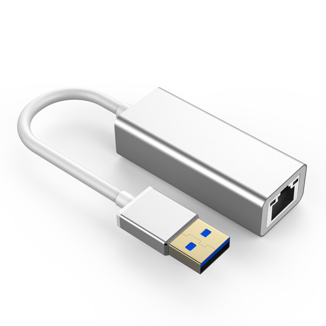 USB Gigabit Ethernet Adapter USB 3.0 Network Card RJ45 Lan 10/100/1000 Mbps Internal Windows 10 Mac OS PC Laptop RTL8153