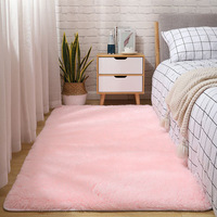Tapis de Sol en Fourrure à Poils Longs Style Moderne Nordique pour Chambre ou Salon – Ensemble Complet de Tapis Doux en Peluche