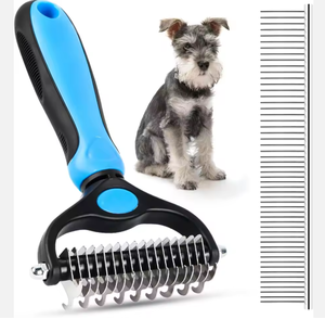 Produit Tendance 2026 – Peigne Démêlant Portable Double Face en Acier Inoxydable pour Chien, Chat et Petits Animaux - Product Image 2