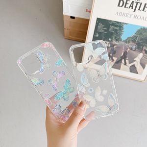 Lovebay — coque rigide en <span class=keywords><strong>tpu</strong></span> pour Iphone, compatible modèles 11, 12, 11, motifs fleurs roses, ou papillon, <span class=keywords><strong>impression</strong></span> Laser - Product Image 3