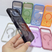 Étui de téléphone 2 en 1 pour iPhone 18 Pro Max, coque arrière magnétique en TPU PC pour iPhone 17 Pro 16 15 14 13 LM027