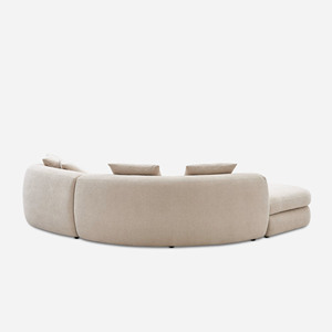 Divano <span class=keywords><strong>Moderno</strong></span> a 7 Posti a Forma di U per <span class=keywords><strong>Soggiorno</strong></span>, Set di Divani Componibili a L, Divano di Lusso in Microfibra - Product Image 1