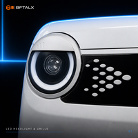 Vente flash : véhicule électrique 4 roues de 1500 W avec benne de chargement, capacité de charge de 639 kg, norme EEC L7e, véhicule utilitaire électrique pour la livraison