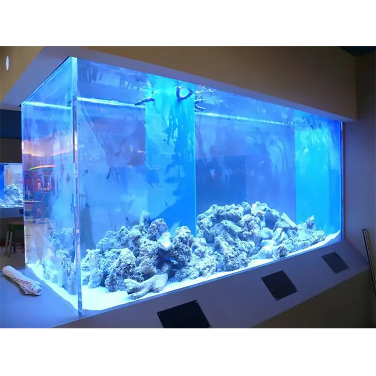 acrylic tube water aquarium pmma led pipe perspex furniture acrylic fish tank