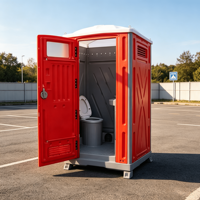 Toilettes portables de luxe en HDPE, design ultime, fixation rapide, légères, haute qualité, pour le camping en plein air