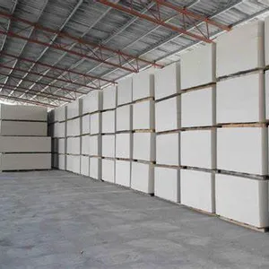 Papan bangunan non-asbes harga pabrik papan silikat kalsium tahan api untuk langit-langit/pelat dinding partisi