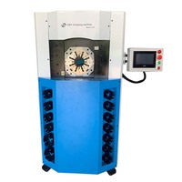 Máquina de prensado de mangueras CNC, cabezal delgado de manguera, más conveniente de usar, el ordenador puede insertar directamente el exterior