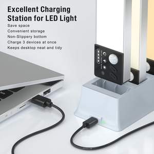 Under Cabinet Lighting with Charging Station, 3 Color Temperature Rechargeable Dimmable Motion <b>Sensor</b> <b>Light</b> Indoor for Kitchen - Product Image 4