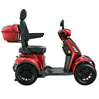 Tricycle électrique Xinqiang 2026 1000W 25KM/H, scooter de loisirs à 4 roues pour personnes âgées