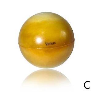 6.3cm Trái Đất quả cầu bóng tám hành tinh mặt trăng sao Bóng đồ chơi, in màu nảy miếng bọt biển đàn hồi Squishy cao su bouncy bóng - Product Image 3