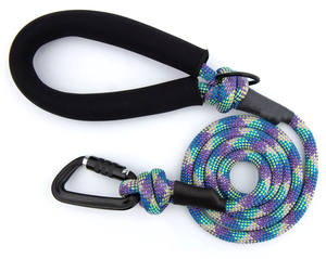 Venta al por mayor Negro Rojo Azul 1,5 M * 1Cm Correa de perro personalizada Personalizable Reflejo Nylon Poliéster Correa de perro mascota - Product Image 5