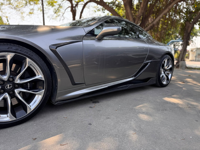 Jupes latérales aérodynamiques en fibre de carbone sèche style T, séparateurs de panneaux latéraux, kit carrosserie performance pour Lexus LC500 LC500h Coupé