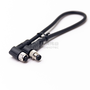 สายเซนเซอร์ M8ตัวผู้-ตัวเมีย3 4 5 6 8พินตัวผู้ไปยังตัวเมียสายเซ็นเซอร์ต่อแบบตรง/มุมกันน้ำปลายคู่ - Product Image 4