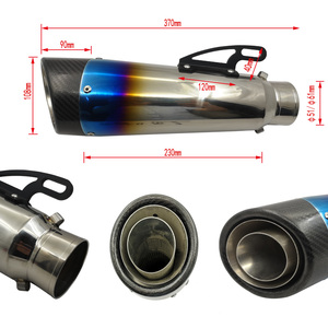 ท่อไอเสียรถจักรยานยนต์อเนกประสงค์ 36~51 มม. 250SB FU150 <span class=keywords><strong>GSX</strong></span>-R150 GSR250S RM-Z250 GSX250R RM-Z250 V-Strom250 SV650X SV650 - Product Image 2