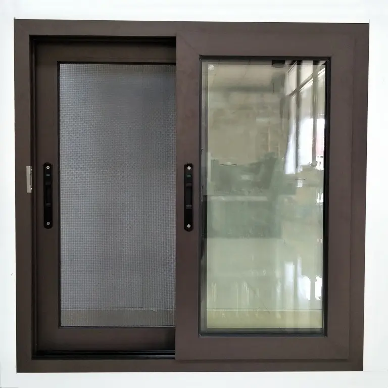 Fenster-ventana corredera de aluminio 6063-T5 para construcción residencial, puertas y <span class=keywords><strong>ventanas</strong></span> deslizantes